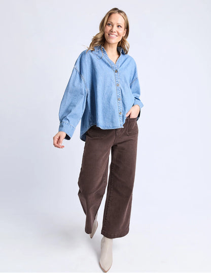Elm Womens Petra Denim Shirt