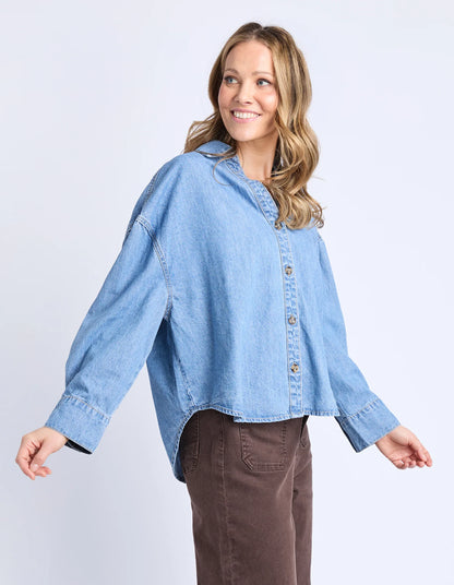 Elm Womens Petra Denim Shirt