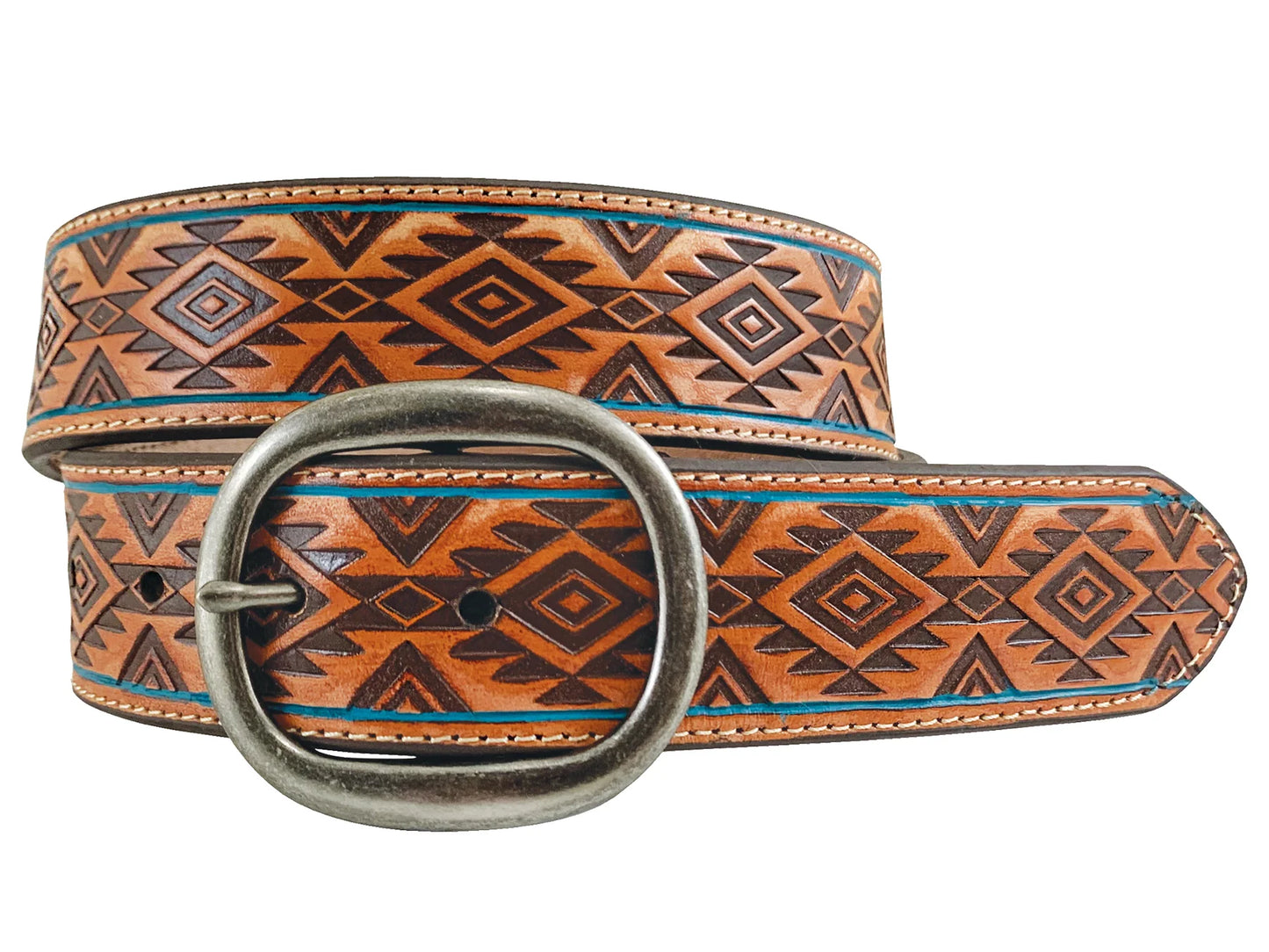 Roper Womens 1.1/2inch Leather Belt