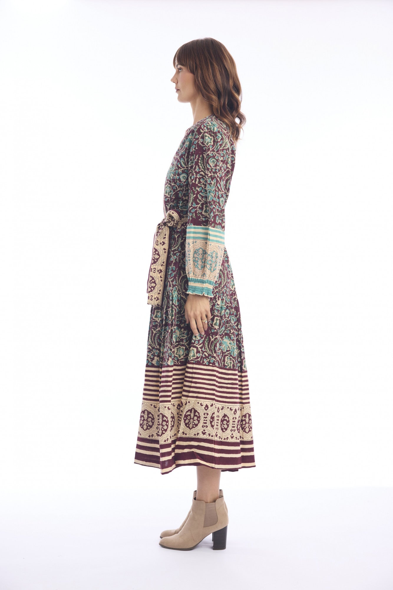 Escape Womens Block Maxi Dress