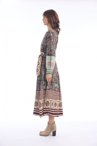 Escape Womens Block Maxi Dress