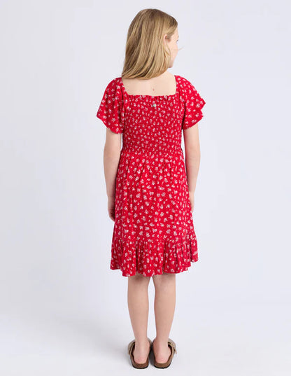 Eve Girl Poppy Shirred Dress