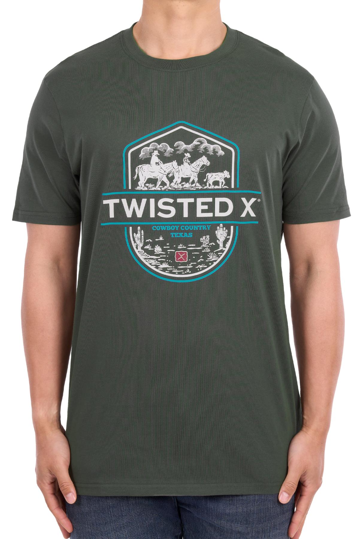 Twisted X Mens Tim S/S Tee