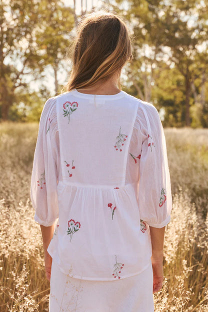 Adrift Womens Cairo Boho Blouse