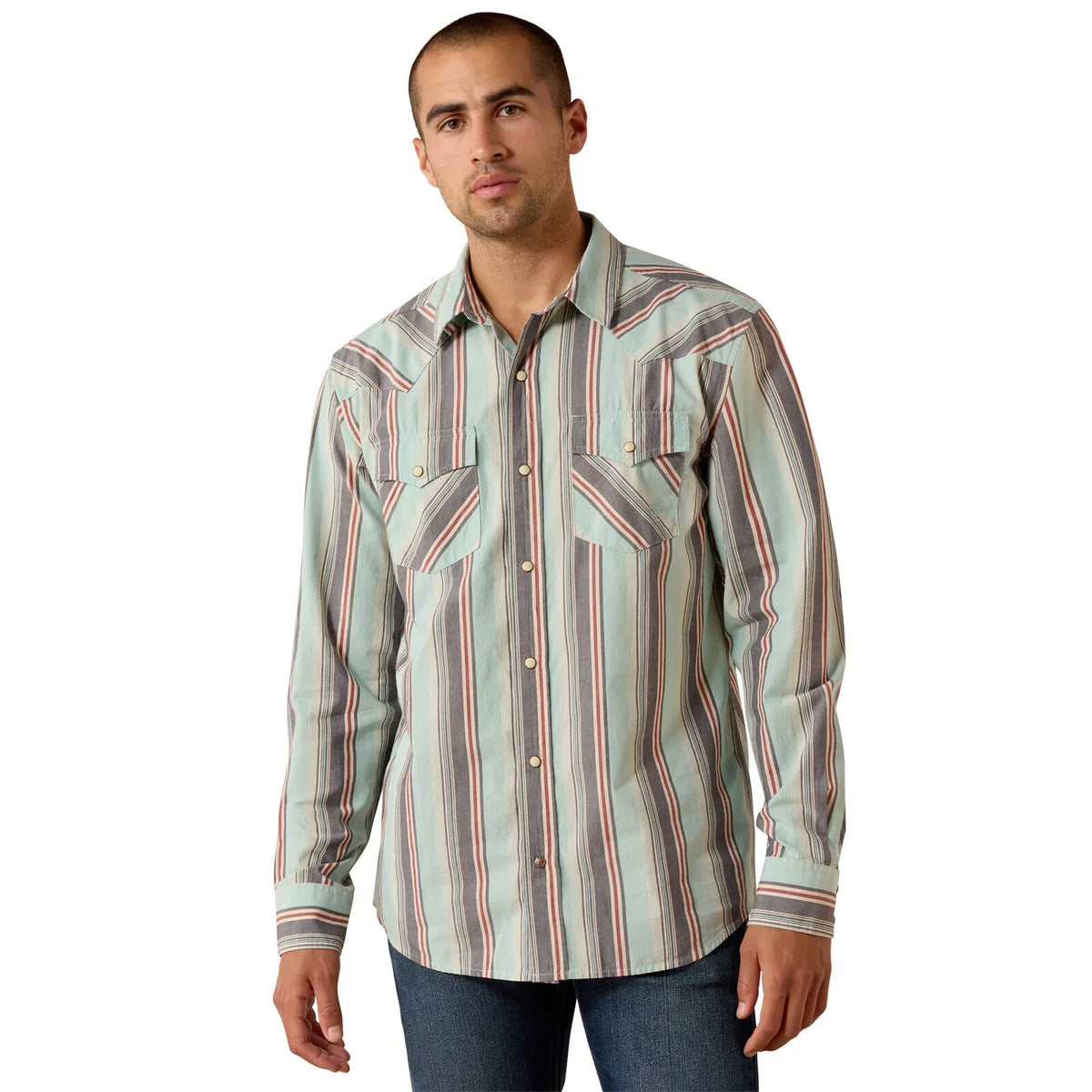 Ariat Mens Retro Hesperus Fitted Snap L/S Shirt
