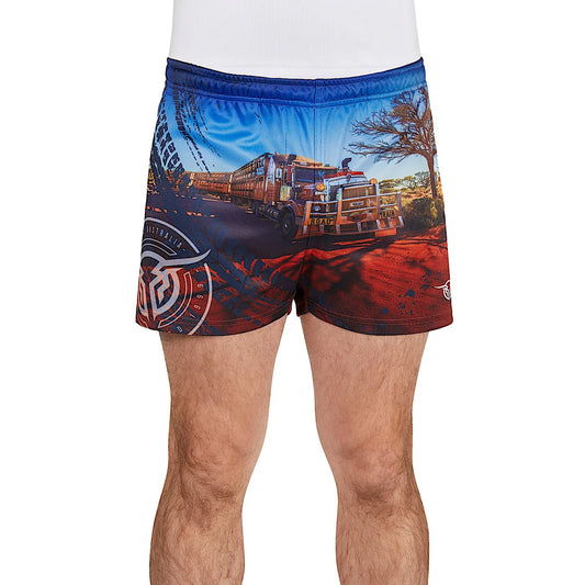 Bullzye Mens Roadtrain Sports Shorts