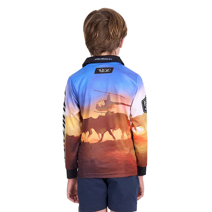 Bullzye Boys Outback L/S Fishing Shirt