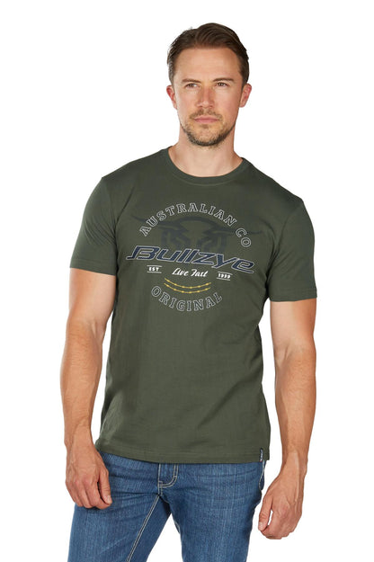 Bullzye Mens Live Fast S/S Tee