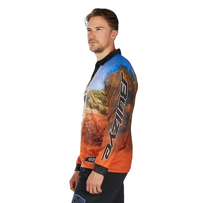 Bullzye Mens Blazing L/S Fishing Shirt