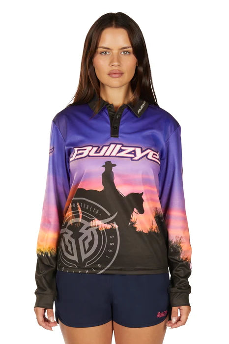 Bullzye Womens Sunset L/S Fishing Shirt