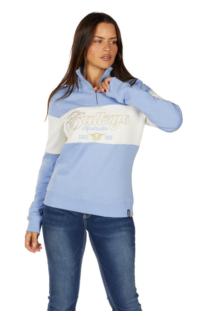 Bullzye Womens Kai 1/4 Zip Pull Over