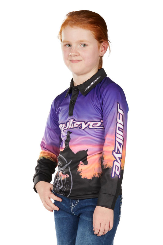 Bullzye Girls Sunset L/S Fishing Shirt
