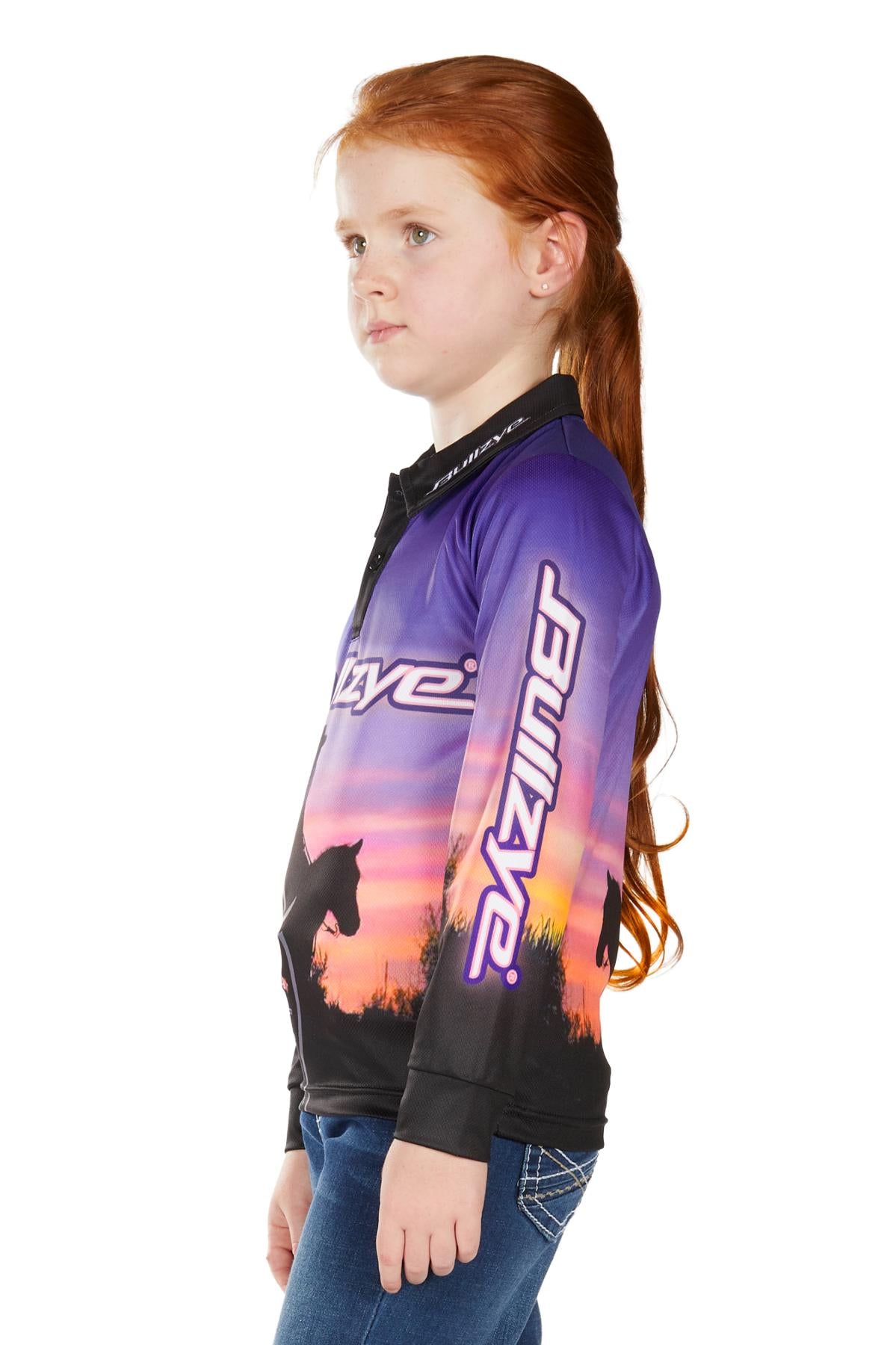 Bullzye Girls Sunset L/S Fishing Shirt