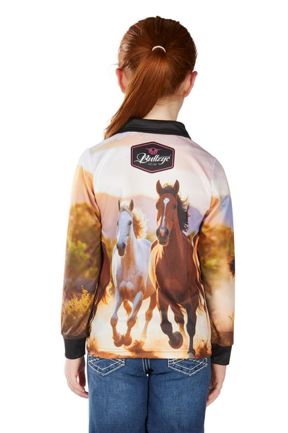 Bullzye Girls Gallop L/S Fishing Shirt