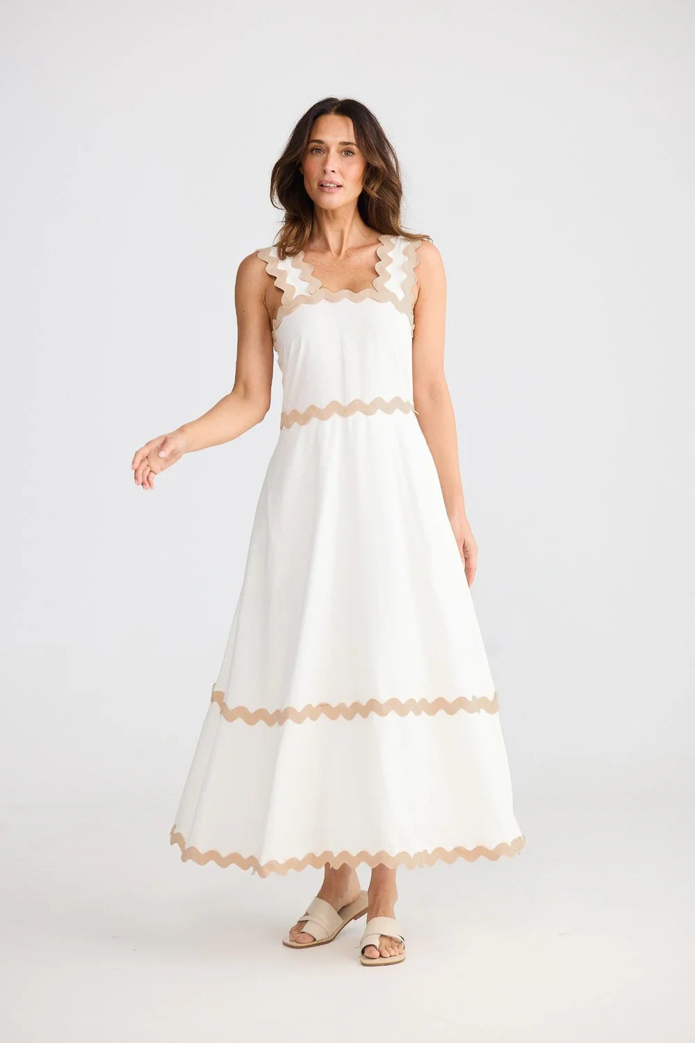 Brave + True Womens Marlo Midi Dress