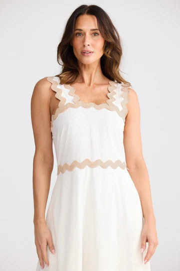 Brave + True Womens Marlo Midi Dress