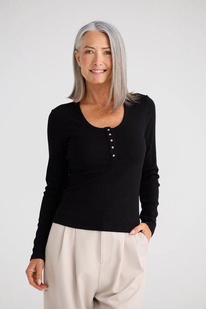 Brave & True Womens Zaya L/S Top