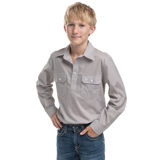 Just Country Boys Brayden Half Button L/S Shirt