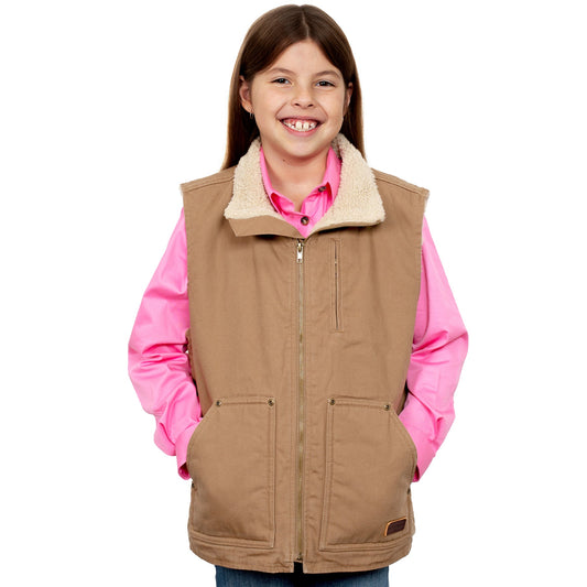 Just Country Kids Diamantina Sherpa Vest