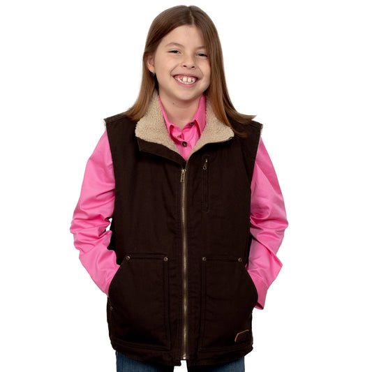 Just Country Kids Diamantina Sherpa Vest