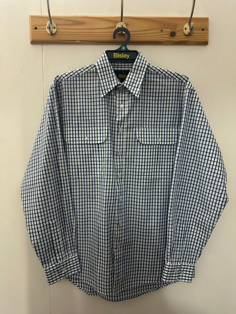 Bisley Mens Poly Cotton L/S Shirt