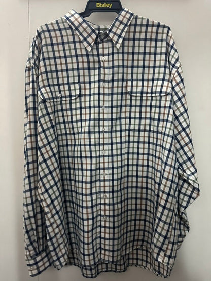 Bisley Mens Brushed Poly Cotton L/S Shirt