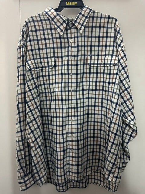 Bisley Mens Brushed Poly Cotton L/S Shirt
