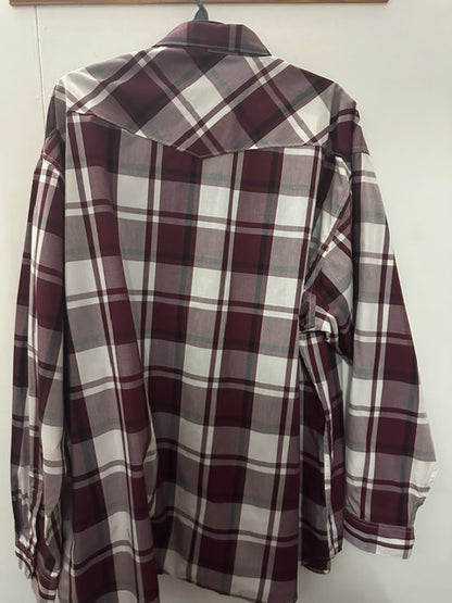 Bisley Mens Poly Cotton Snap Front L/S Shirt