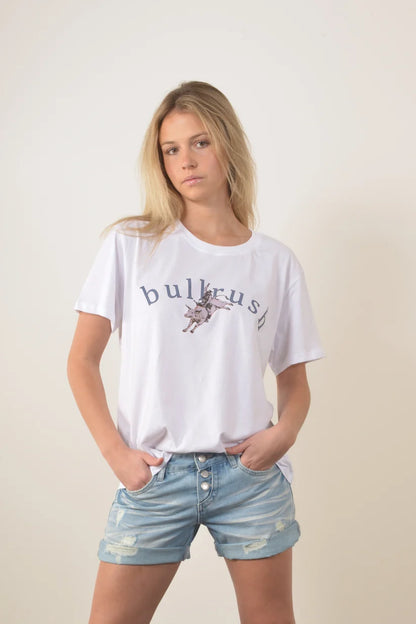 Bullrush Womens Heritage Logo S/S Tee