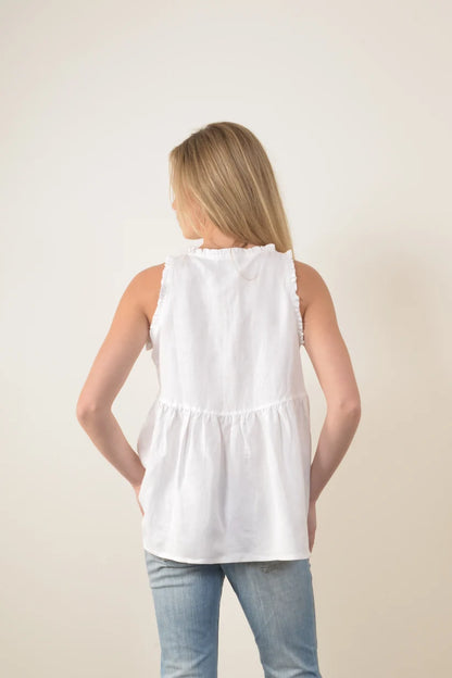 Bullrush Womens Clara Linen Top