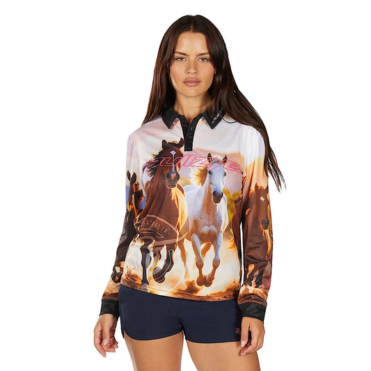 Bullzye Womens Gallop L/S Fishing Shirt