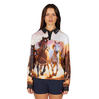 Bullzye Womens Gallop L/S Fishing Shirt