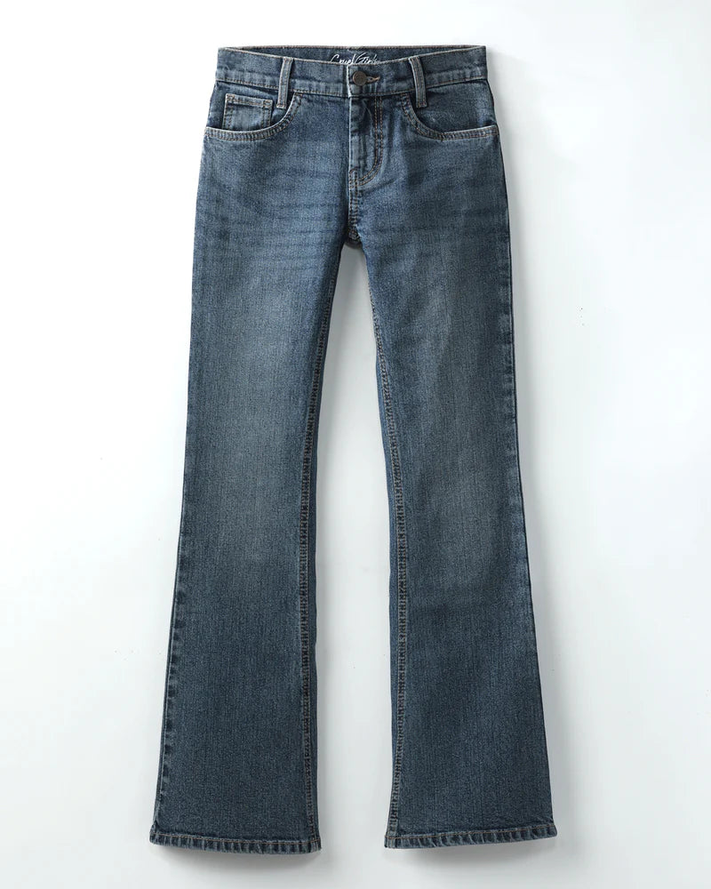 Cruel Girls Lucy Mid Rise Boot Cut Jeans