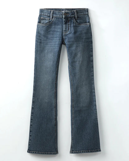 Cruel Girls Lucy Mid Rise Boot Cut Jeans