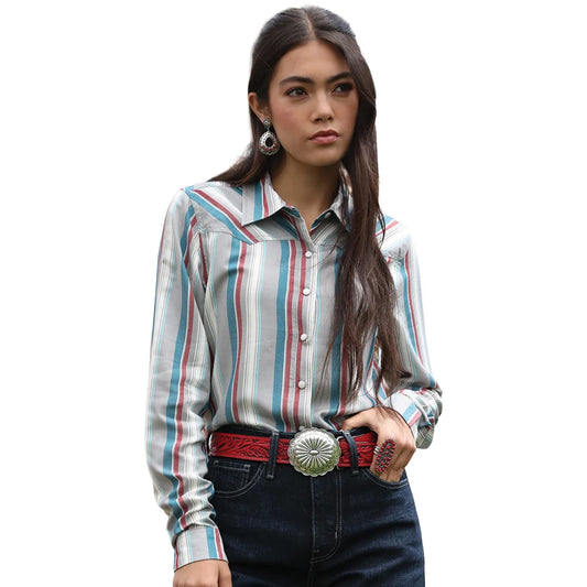 Cruel Denim Womens Stripe L/S Shirt