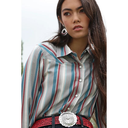 Cruel Denim Womens Stripe L/S Shirt