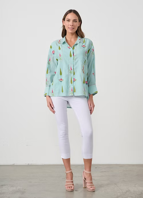 Caju Womens Shirt with Wide Cuffs