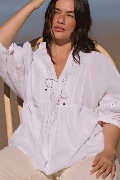Adrift Womens Cairo Boho Blouse