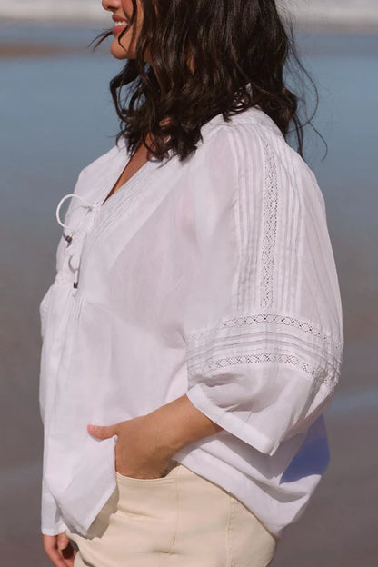 Adrift Womens Cairo Boho Blouse
