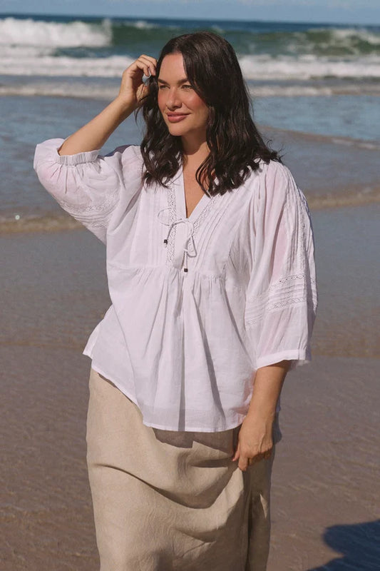 Adrift Womens Cairo Boho Blouse