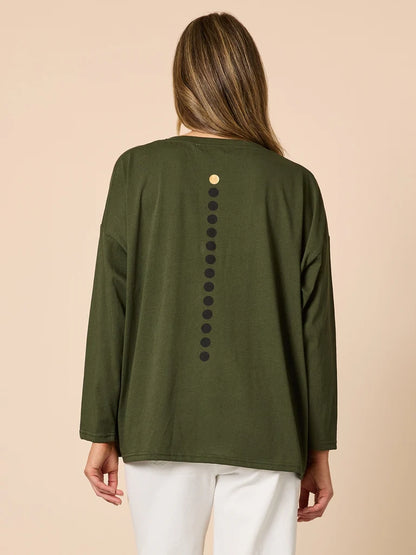 Clarity Womens Elise Spot Top
