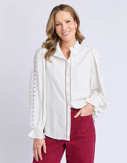 Elm Womens Dahlia Lace Shirt