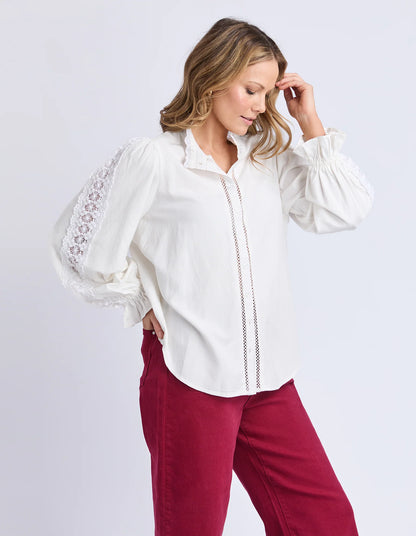Elm Womens Dahlia Lace Shirt