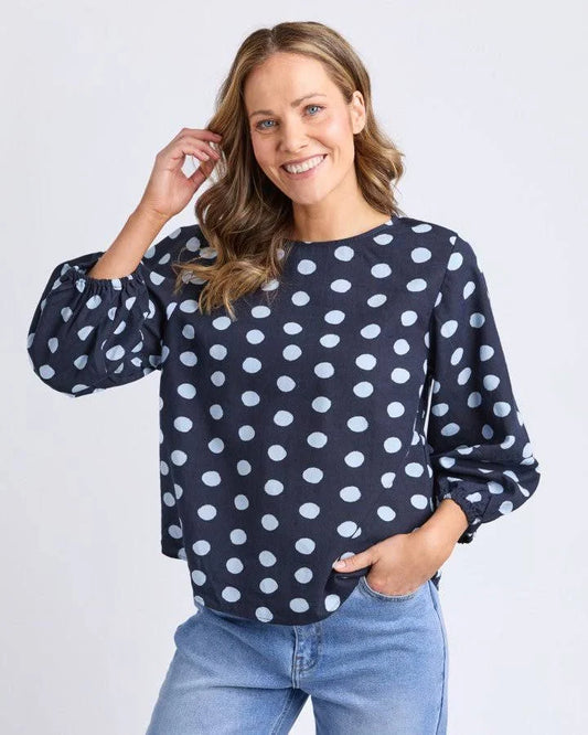 Elm Womens Dotty Top