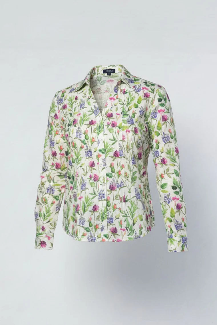 Equinox Womens Floral Print Shirt