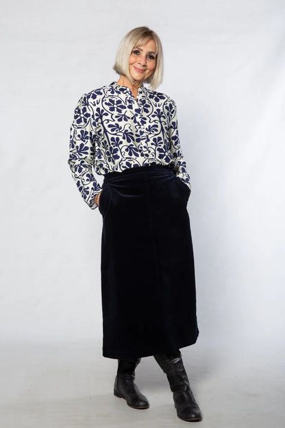 Equinox Womens Mandarin Collar Tunic Shirt