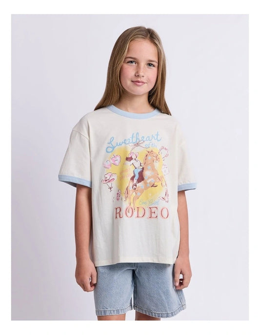 Eve Girl Womens Lasso Ringer Tee
