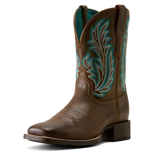 Ariat Womens Round Up Filly Wide Square Toe Boot