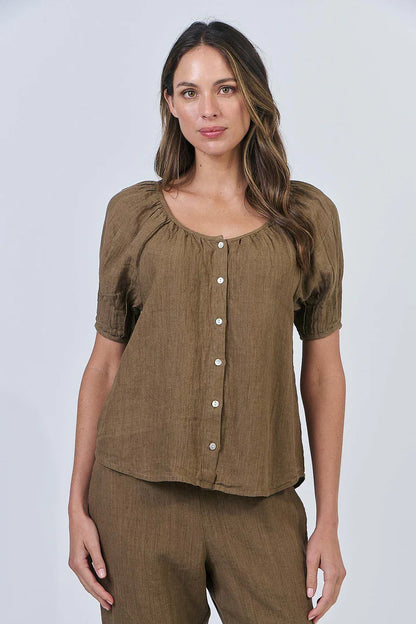 Natural Womens S/S Top