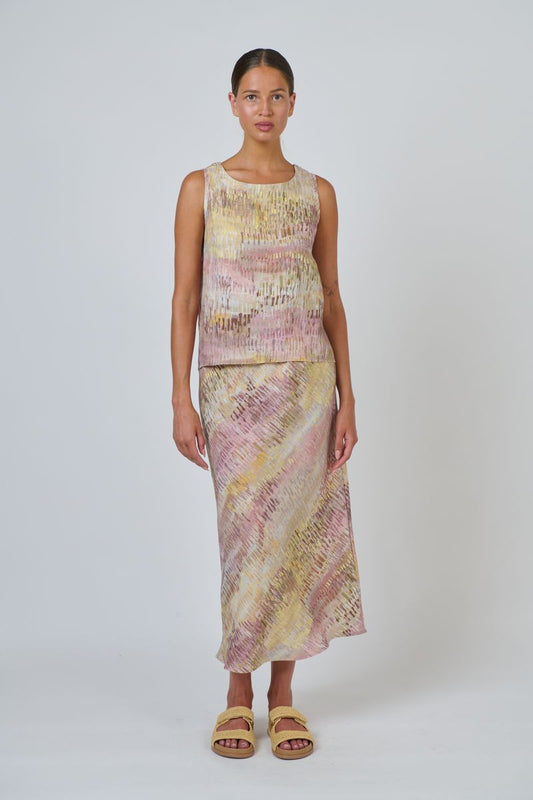 Naturals Womens Linen Skirt